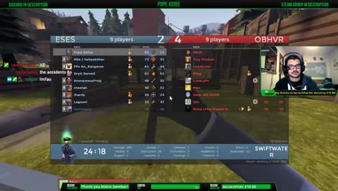 Spy main plays Official Comp Game (Interactive streamer/music)