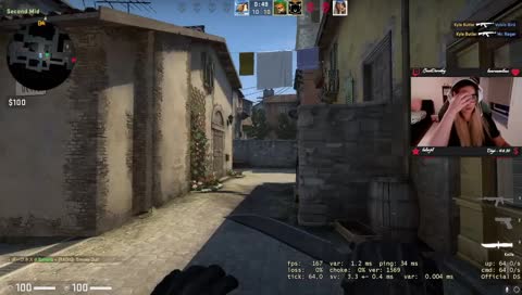 Balcony stunt!