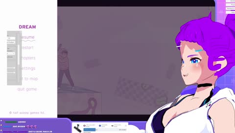 There's This Purple Haired Girl....